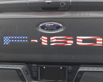 F-150 American Flag Raised Tailgate Inserts 2021-2026 ASA not ABS v2