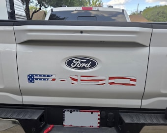 F-150 Pro Access Tailgate American Flag Raised Inserts 2024-2026 ASA not ABS