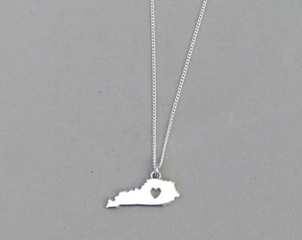 I Heart Kentucky Necklace- Purchase Birthstone Charm Separately