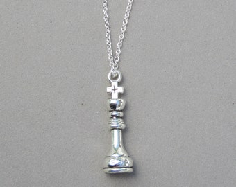 Chess Piece Pendant Necklaces* King Queen Bishop Knight and Rook