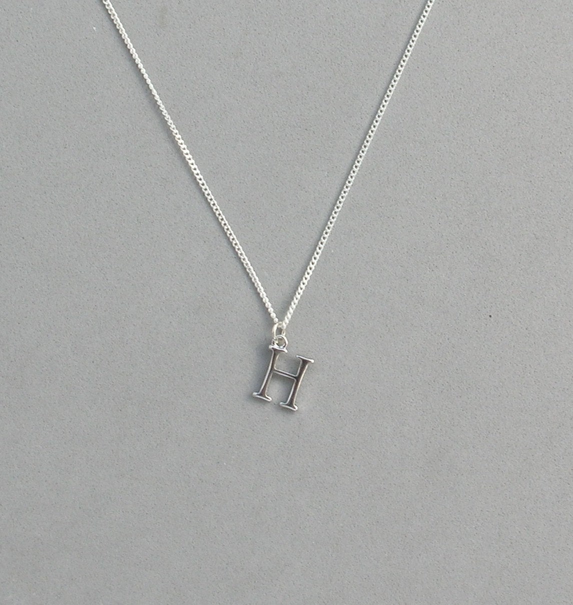Collier Pendentif Lettres Pour Homme Femme, Acier Inoxydable, Quatre