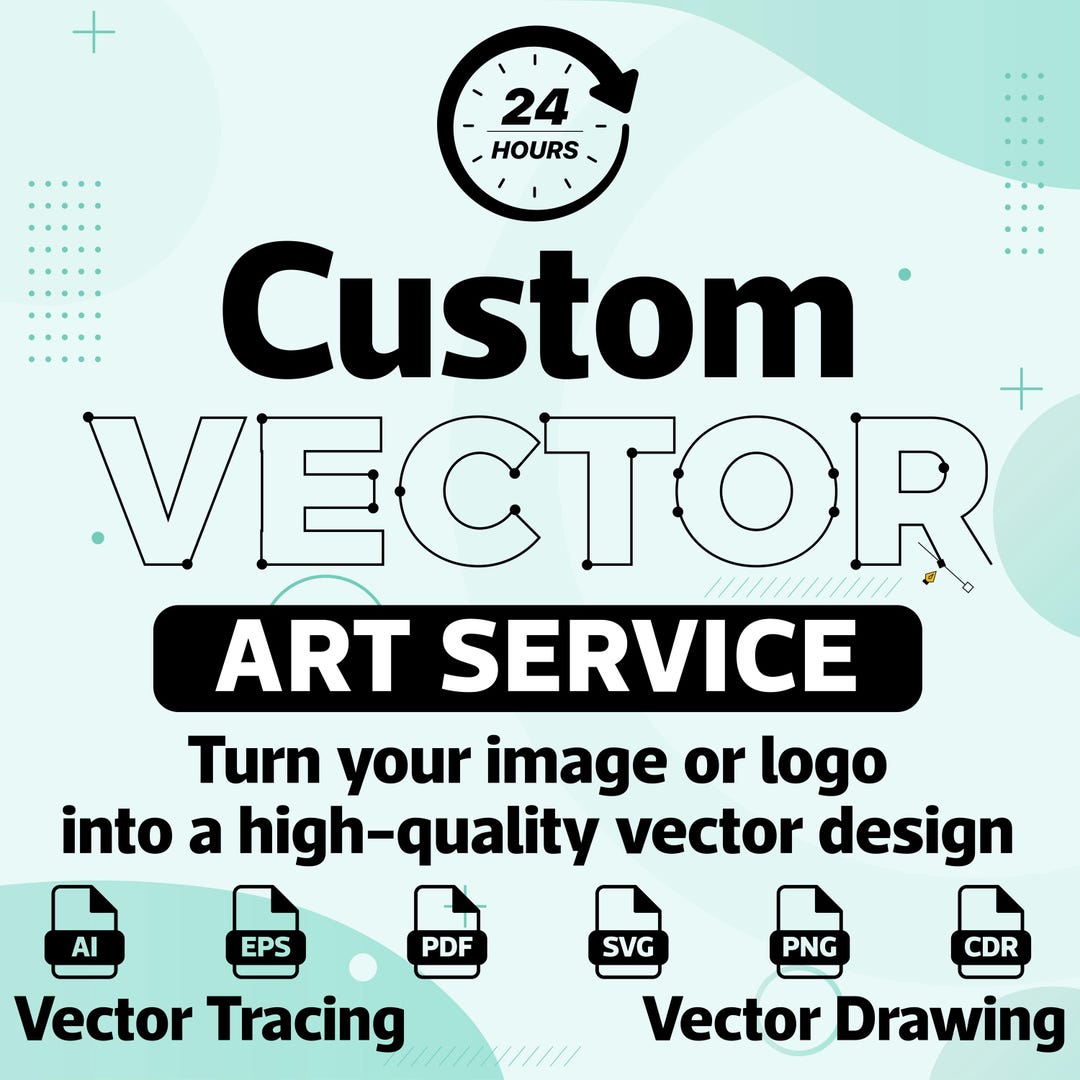 Customisable Vector Custom Vector File From Photo or Logo, Vector Conversion Service ...