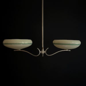 Art Deco Pendant Light from the 40s /  Art Deco Pendant Light / Antique Chandelier / Art Deco Light /