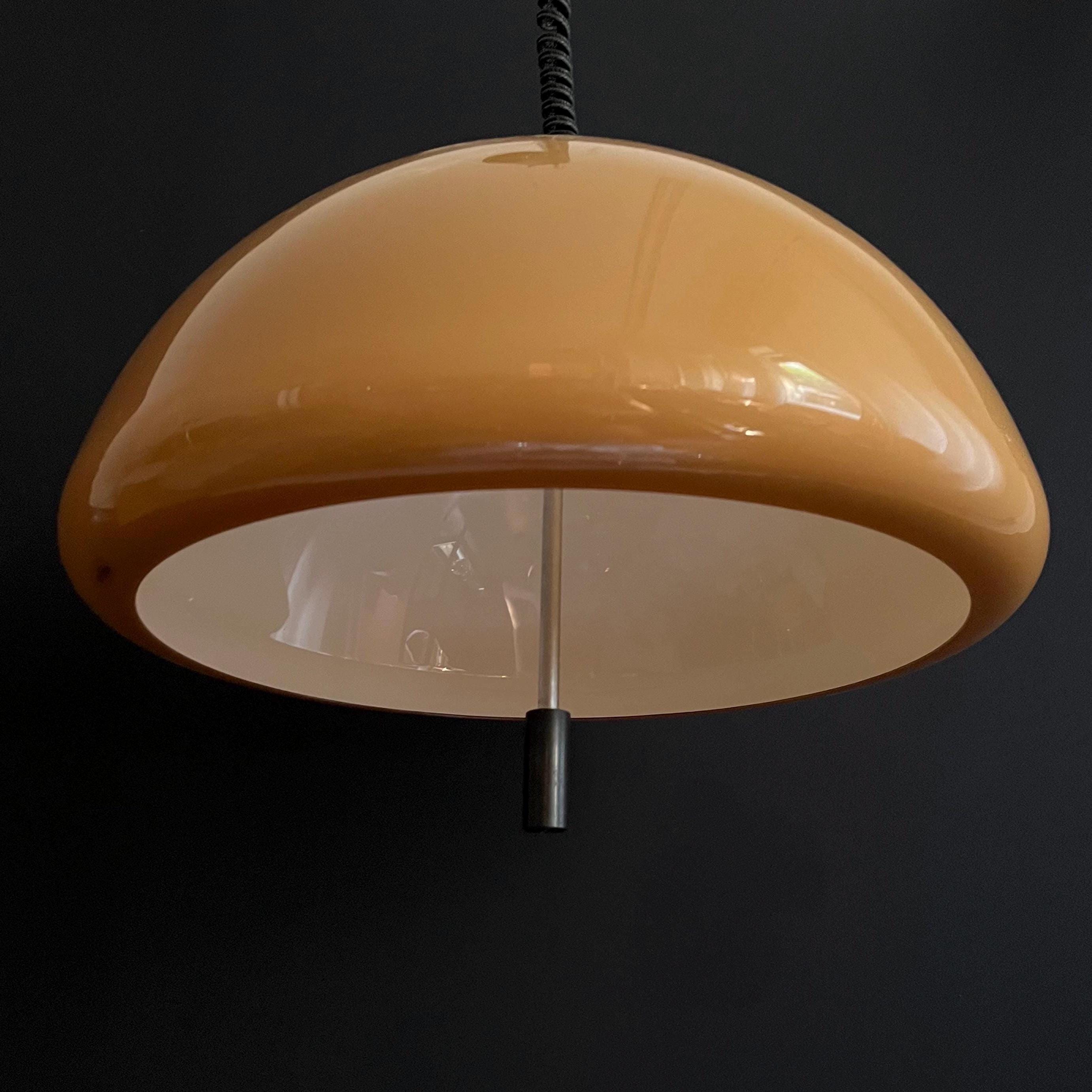 Space age vintage pendant light - Etsy 日本