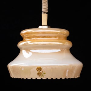 Vintage Pendant Light from the 50s / Late  Art Deco Pendant Light /