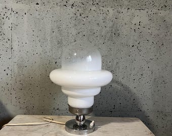 Space Age Table Murano Lamp / Designer Lamp / Mid Century Table Lamp / Space Age  / Space Age Table Lamp / Murano / Mazzega Murano