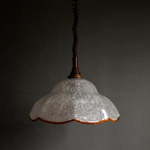 Mid Century Murano Pendant Light /Carlo Nason / Hanging lamp, Murano Mazzega Chandelier Italy 1970s / Mazzega Pendant / Orange - White Glass
