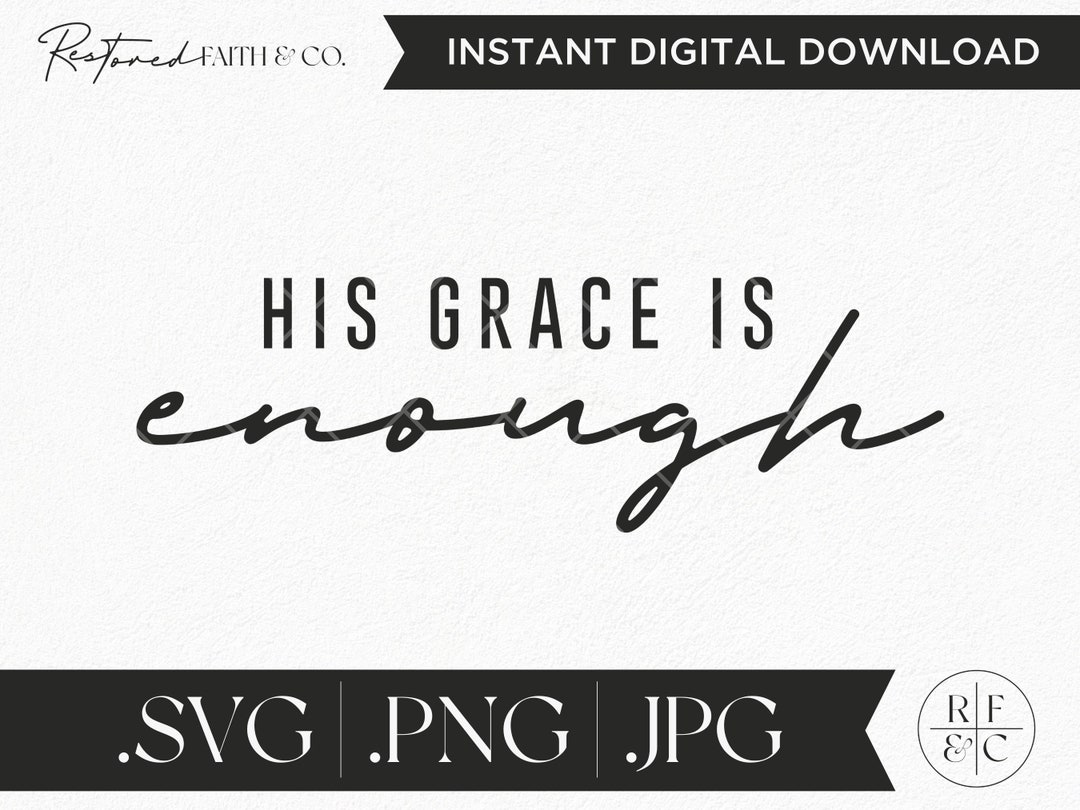 His Grace is Enough High Quality Christian Worship Song Clip Etsy
