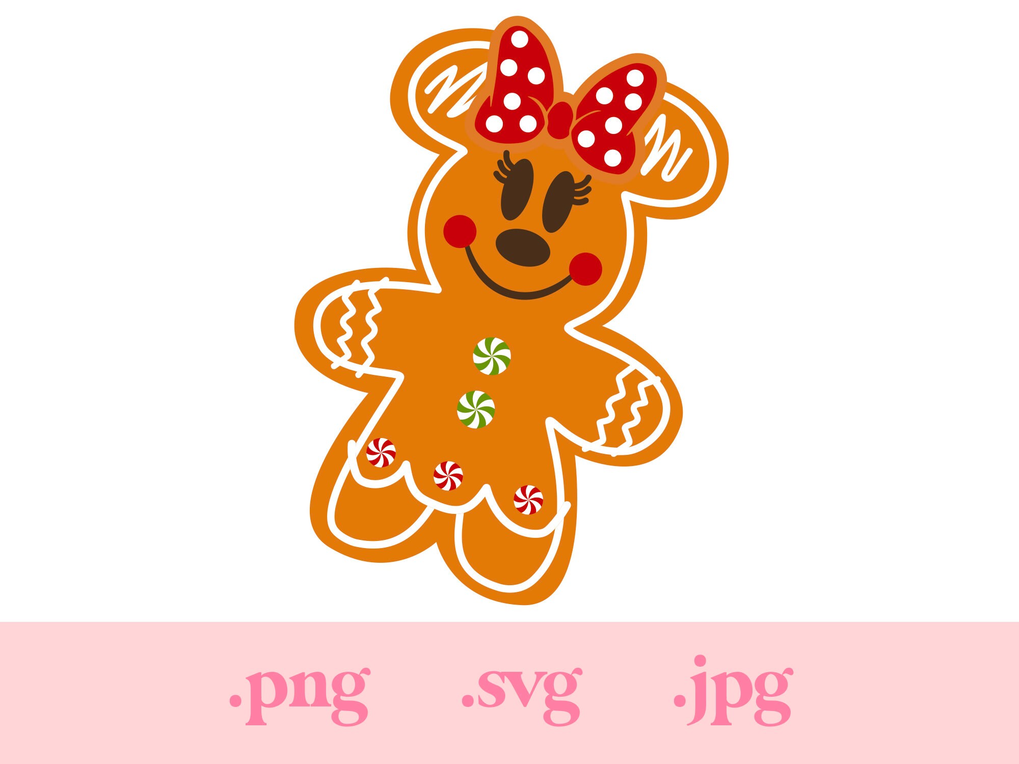 gingerbread minnie plush