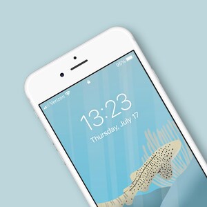 Zebra Shark - iPhone Wallpaper