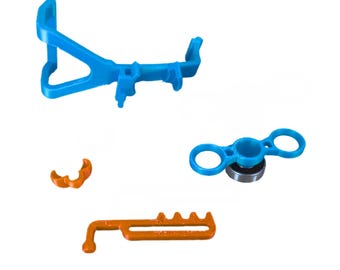 Mini Racing Wheel Kit for Xbox Controller – 3D Printed in Multiple Colors – New