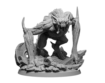 Dire Bat 3D Miniature - 32mm & 75mm