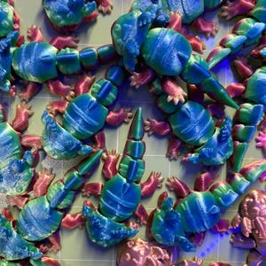 Axo-Love-A-Lot – 3D Printed Articulated Axolotl | Sensory Fidget Toy | Collectible Miniature