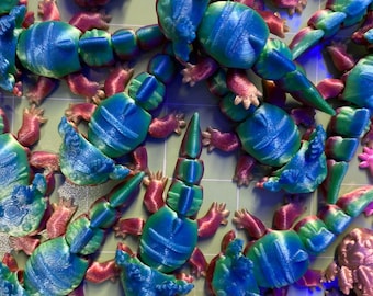 Axo-Love-A-Lot – Axolotl articulé imprimé en 3D | Jouet sensoriel agité | Miniature de collection