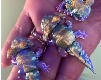 Mini 3 Inch Baby Dragon 3D Printed Articulated Toy