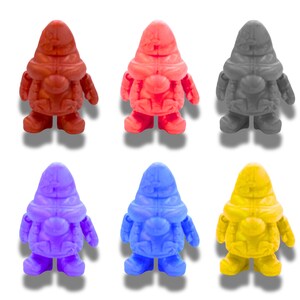 3D Printed Miniature Toy – Random Color Combo – Includes Viking, Horse & Cart – 1 Set