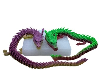 Dragon articulé imprimé en 3D – Couleur aléatoire