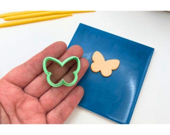 Butterfly Clay Cutter Set – 10 Sizes – Dual Edge 3D Printed – Polymer Clay Tool