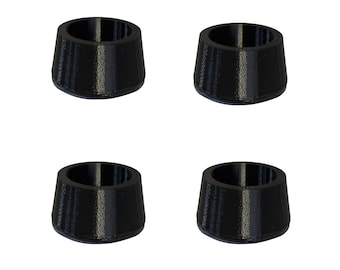 BuildInk 1-3/16" 30mm Chair Leg Caps TPU Wide Base Feet 4 Pack