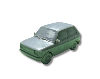 Mini modèle de voiture en résine de 3,5 pouces imprimé en 3D, pièce de collection non peinte