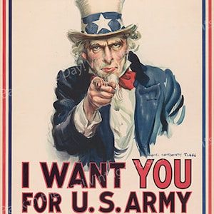 Vintage Uncle Sam Download - Etsy