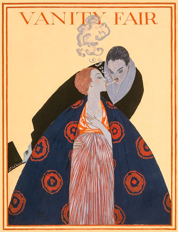 Magazines, Vanity Fair Cover, Art Deco, Vintage Giclee Reproduction 