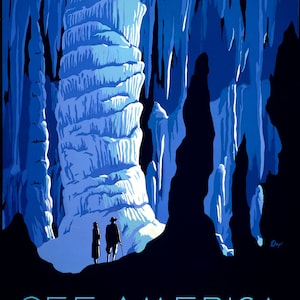 WPA, Travel Poster, Caverns, Vintage Giclee Reproduction &quot;See America&quot;  c1935-39