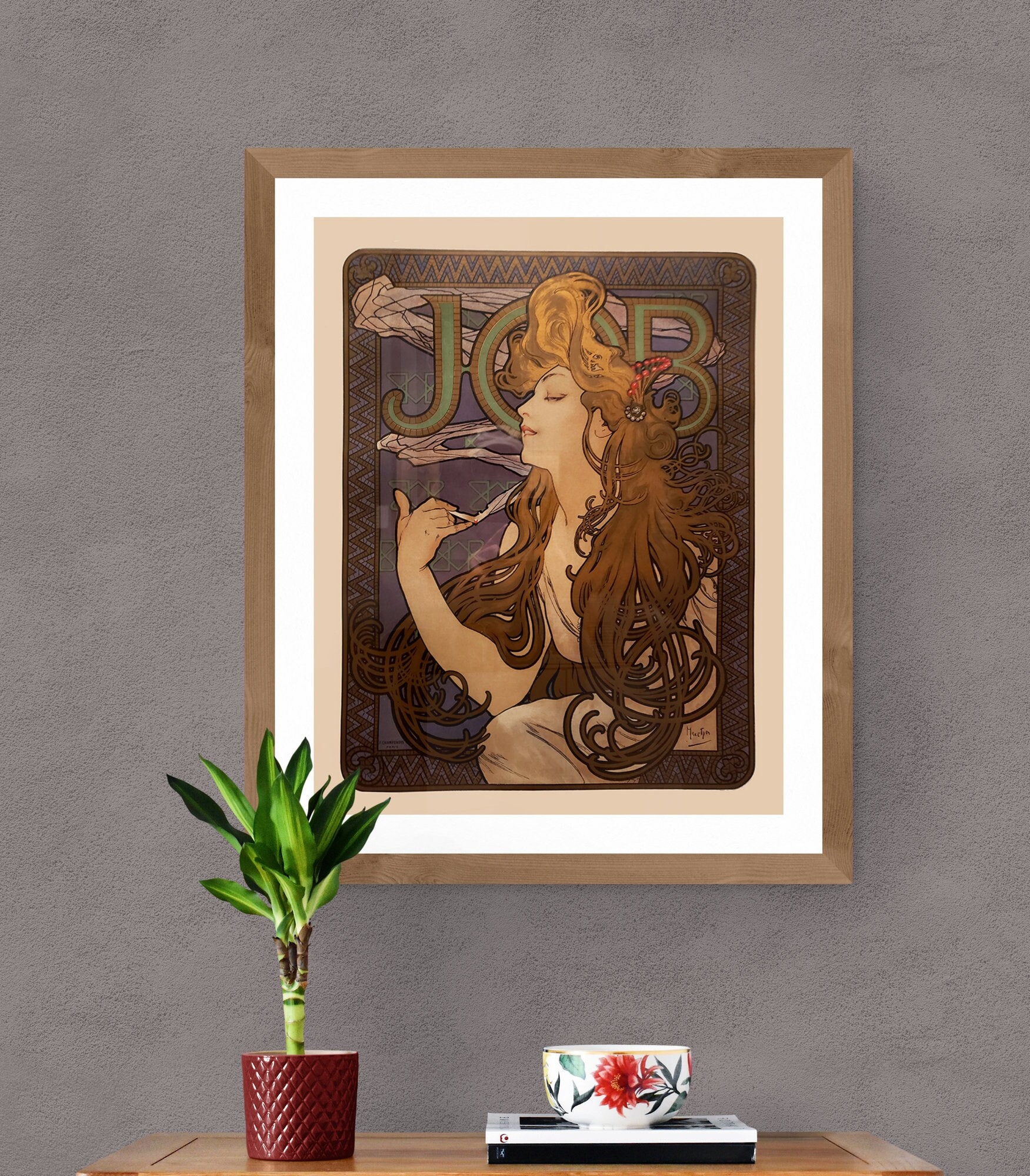 Mucha, Vintage Repro Advertising Poster 