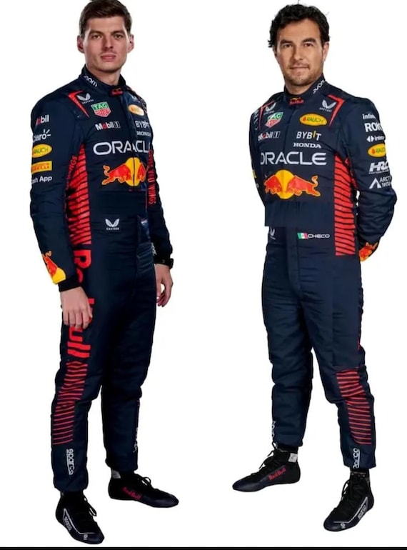 Red Bull Racing Suit: Max Verstappen, Sergio Perez Go Kart Polyester Apparel