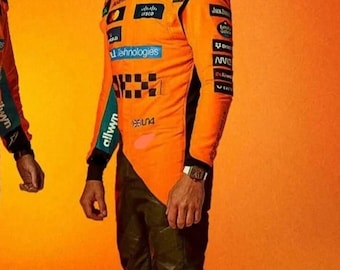 2025 McLaren Go Kart Race Suit F1 Lando Norris Karting Racing Suit