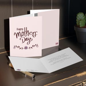Mothers Day Card - Personalized Gift for Mom | Thank you cards, Handmade cards | First mothers day, Grandma Gift & expecting mom gift, Mom