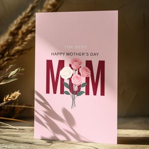 Mothers Day Card - Personalized Gift for Mom | Thank you cards, Handmade cards | First mothers day, Grandma Gift & expecting mom gift, Mom