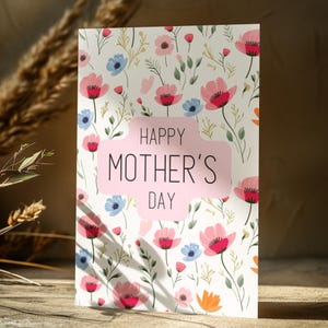 Mothers Day Card – Personalized Gift for Mom | Thank you cards, Handmade cards | First mothers day, Grandma Gift & expecting mom gift, Mom