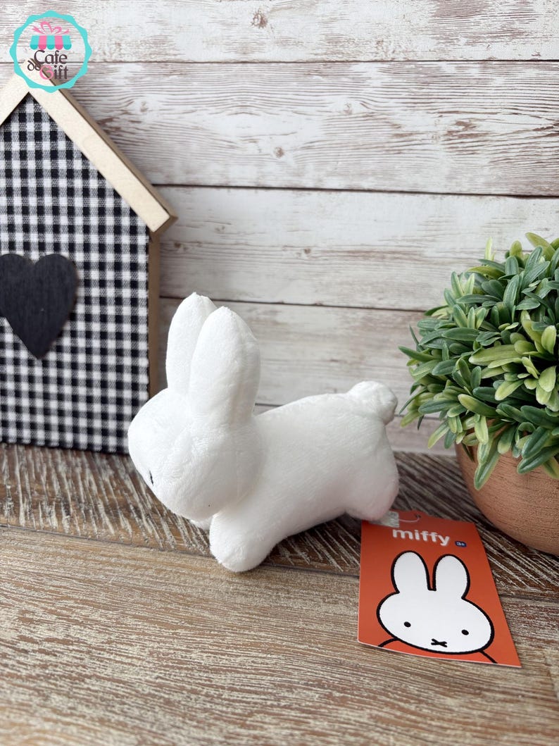 Miffy Plush Bag Charm, Bag Clip, Plush Key Chain, BRUNA FAMILY Bag Charm, Clip Accessory, Gift image 10