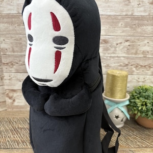 Kaonashi Backpack, Kawaii Cartoon Backpack, No Face Backpack, Character Bags, Birthday Gift
