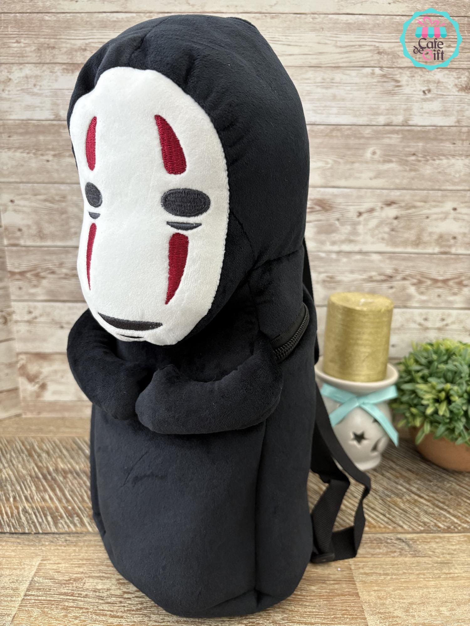 NEW Studio Ghibli® Spirited Away NO-FACE /KAONASHI Large Backpack School Bag Amazon.com | Hot Topic Studio Ghibli Spirited Away No-Face  main image 3