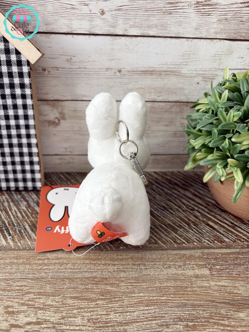 Miffy Plush Bag Charm, Bag Clip, Plush Key Chain, BRUNA FAMILY Bag Charm, Clip Accessory, Gift image 11