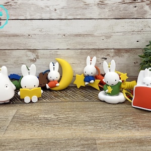Miffy Dreamland Bag Charm, Miffy Dreamland Theme Bag Charm, Miffy Keychain, Miffy Bag Clip