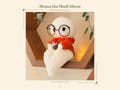MOMO the Shelf Ghost \/ No-Sew Crochet Pattern \/ Halloween Mods \/ Amigurumi