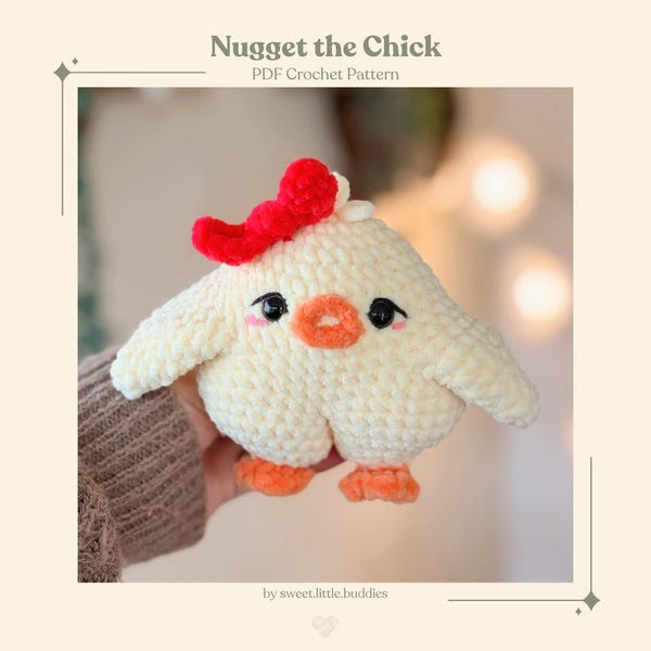 Nugget Chubby Chick / Modèle de crochet / PDF / Amigurumi