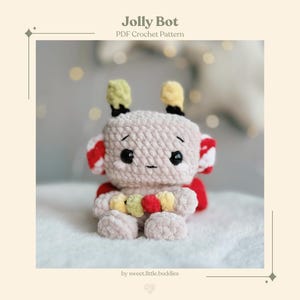 Robot de ganchillo / JollyBot / Robot amigurumi / Patrón de ganchillo en PDF