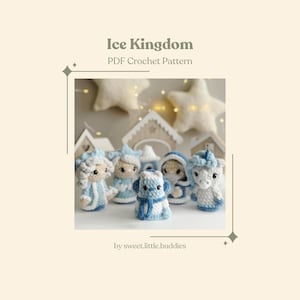 7-in-1-haakpatroon / Ice Kingdom-Chess-Collection / Digitale download /pdf /amigurumi