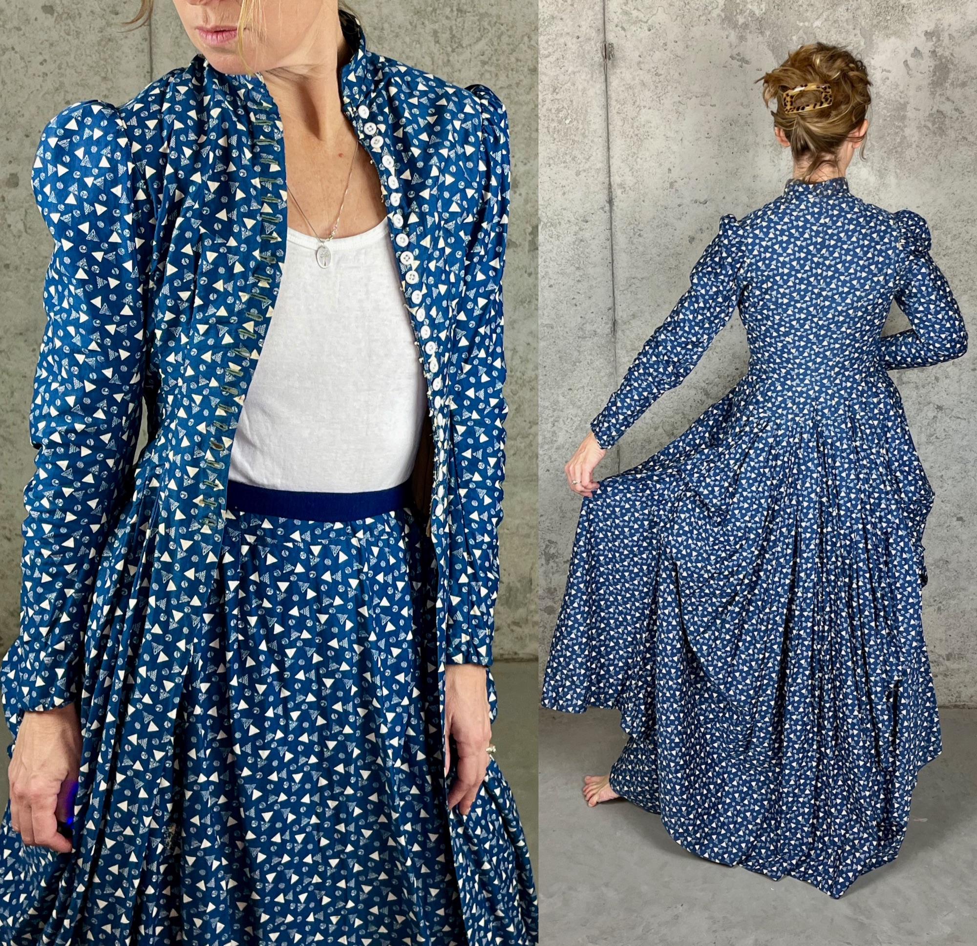 1800s Calico Dress - Etsy 1800s Calico Dress - Etsy