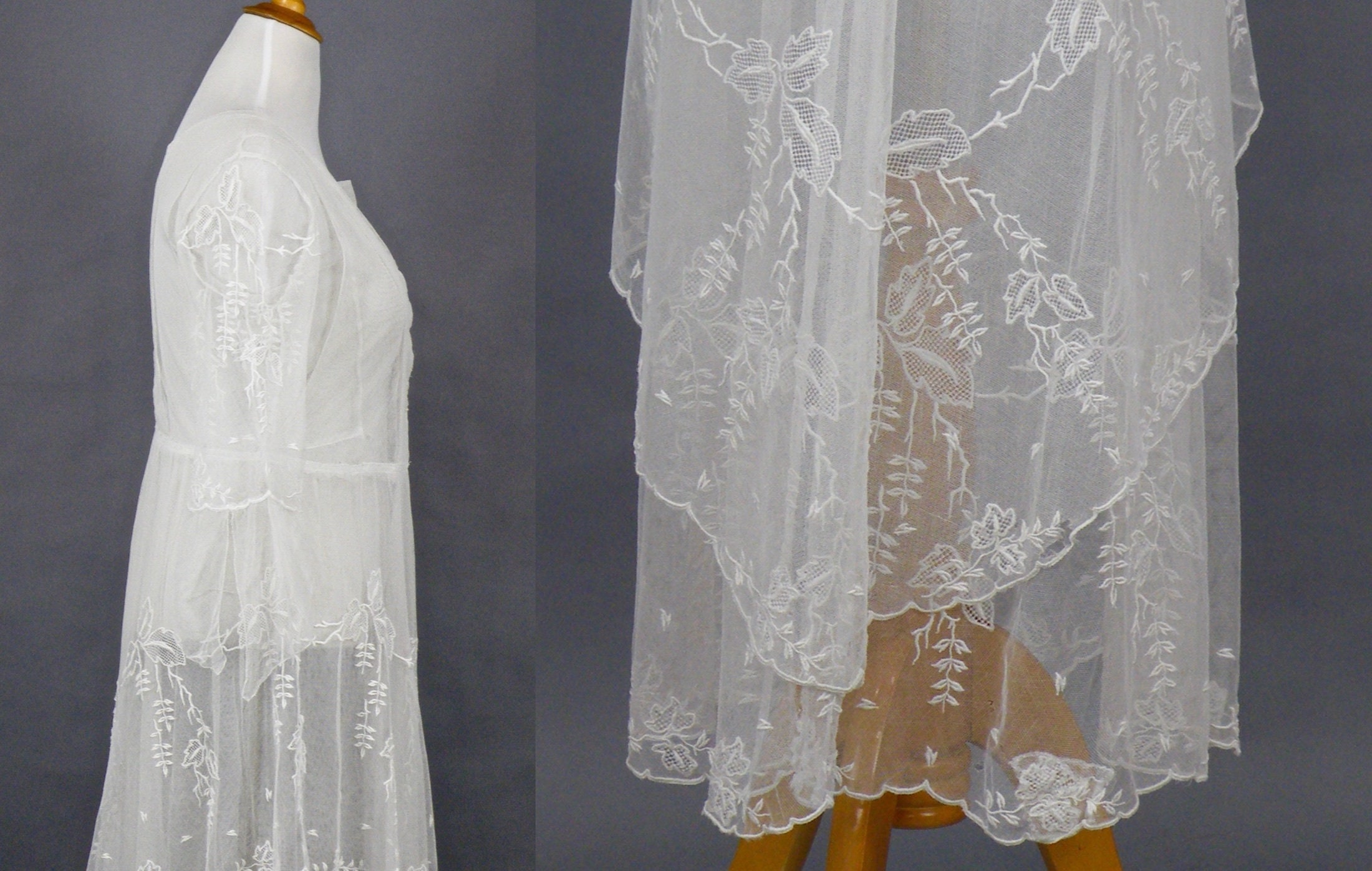 net lace gown