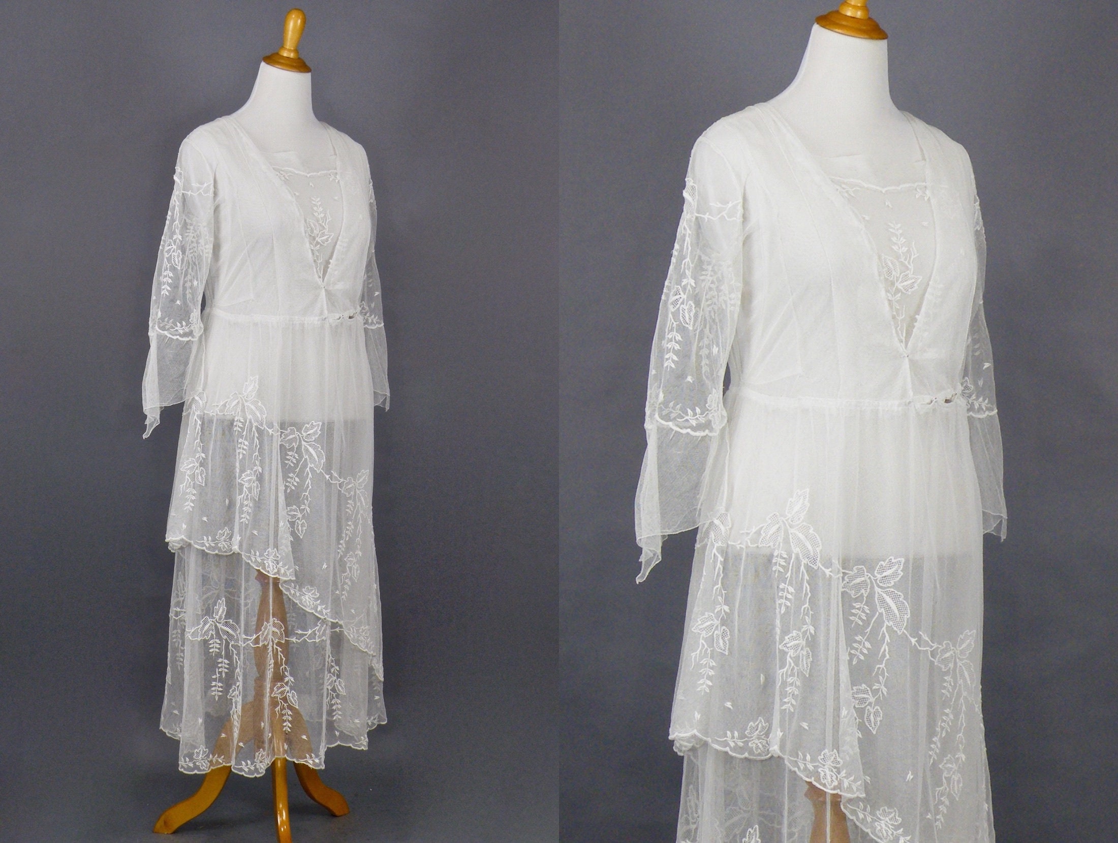 net lace gown