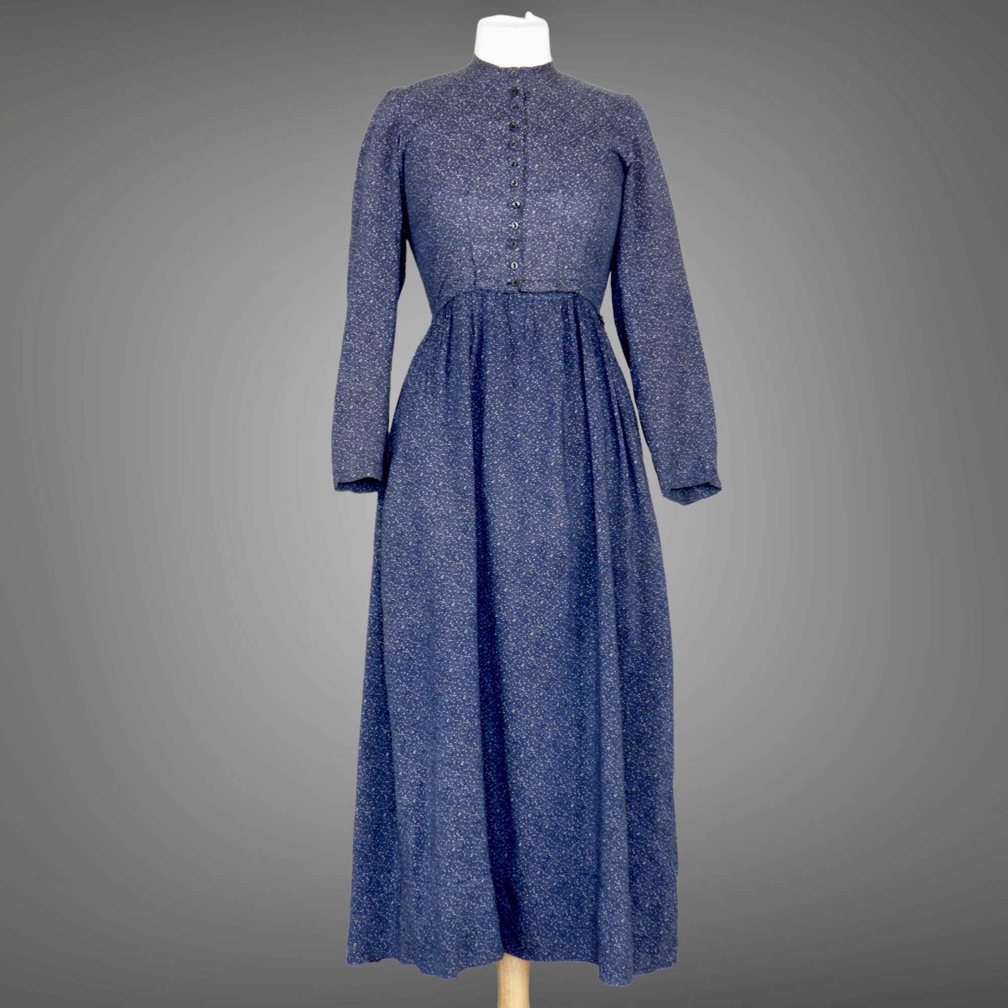 ワンピース 1910s Indigo Calico Dress PXL_20210813_162248580_1200x12