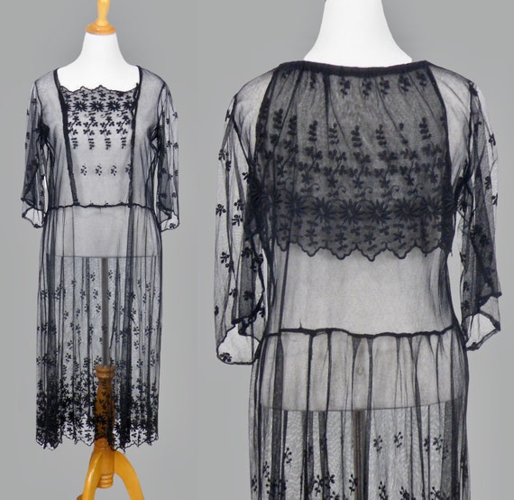 Sheer Lacy Dress-Bust 38 main image 0