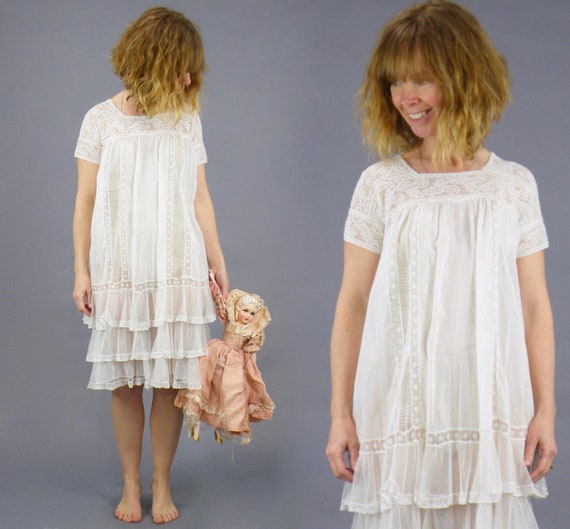 white babydoll nightgown