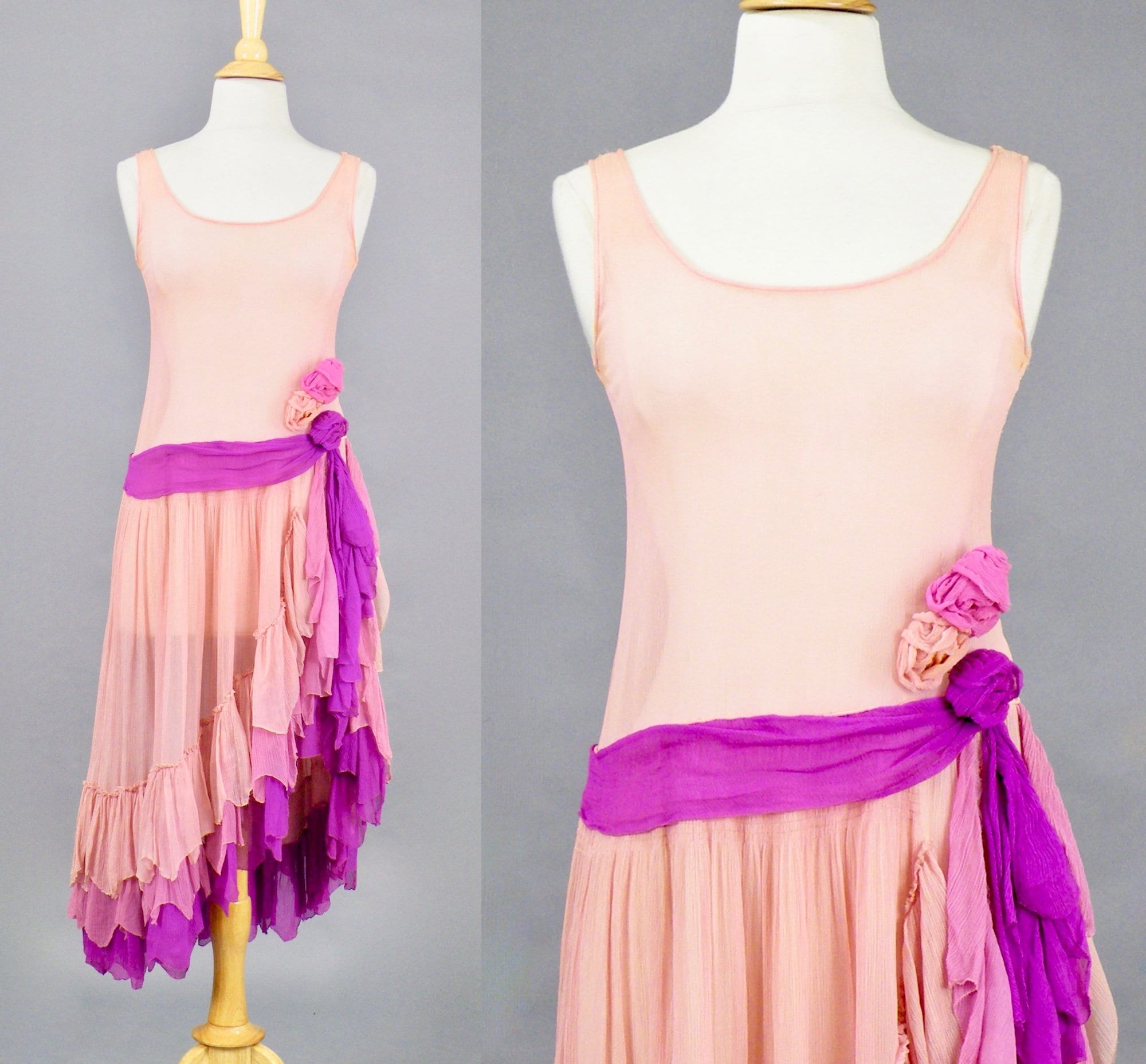 lilac flapper dress