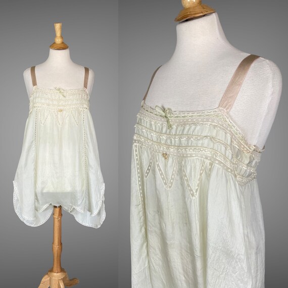 1920 StepIn Lingerie, Vintage 20s Envelope Chemise R… Gem
